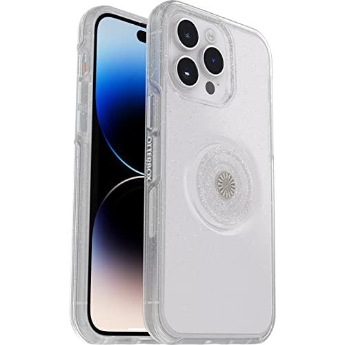 OtterBox Otter+Pop Hülle für iPhone 14 Pro Max, stoßfest, sturzsicher, schützende Hülle mit PopSockets PopGrip, 3x getestet nach Militärstandard, Stardust von OtterBox