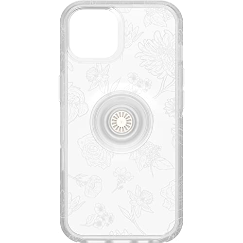 OtterBox Otter + POP Symmetry Clear Series für iPhone 14 & iPhone 13 – Blume des Monats (transparent) von OtterBox