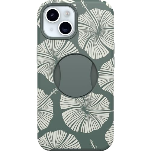 OtterBox OtterGrip Symmetry Series Schutzhülle für iPhone 15, iPhone 14 und iPhone 13, integrierter Griff, schlanke Hülle, rastet an MagSafe EIN, erhöhte Kanten schützen Kamera und Bildschirm, Grün OtterBox OtterGrip Symmetry Series Schutzhülle für iPhone 15, iPhone 14 und iPhone 13, integrierter Griff, schlanke Hülle, rastet an MagSafe EIN, erhöhte Kanten schützen Kamera und Bildschirm, Grün von OtterBox