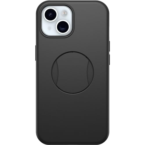 OtterBox OtterGrip Symmetry Series Schutzhülle für iPhone 15, iPhone 14 und iPhone 13, integrierter Griff, schlanke Hülle, rastet an MagSafe ein, erhöhte Kanten schützen Kamera und Bildschirm, Schwarz OtterBox OtterGrip Symmetry Series Schutzhülle für iPhone 15, iPhone 14 und iPhone 13, integrierter Griff, schlanke Hülle, rastet an MagSafe ein, erhöhte Kanten schützen Kamera und Bildschirm, Schwarz von OtterBox