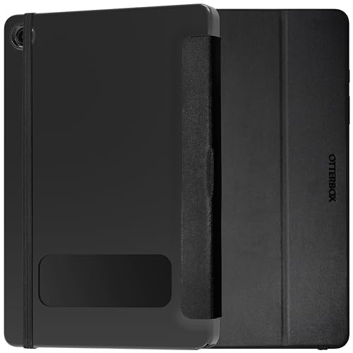 OtterBox React Folio Hülle für Samsung Galaxy Tab A9+, stoßfeste, sturzsichere, ultradünne Schutzhülle, nach Militärstandard getestet, Schwarz von OtterBox