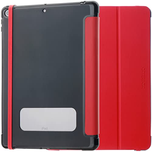 OtterBox React Folio Hülle für iPad 10,2" (8. gen 2020 / 9. gen 2021), stoßfeste, sturzsichere, ultradünne Schutzhülle, nach Militärstandard getestet, Rot - Keine Einzelhandelsverpackung von OtterBox