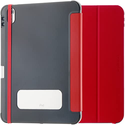 OtterBox React Folio Hülle für iPad 10,9" (10. gen 2022), stoßfeste, sturzsichere, ultradünne Schutzhülle, nach Militärstandard getestet, Rot von OtterBox
