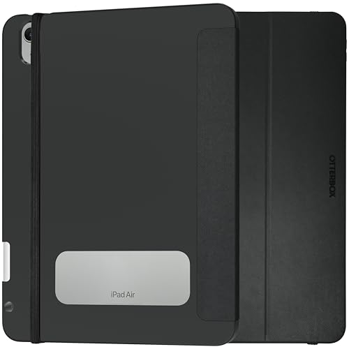 OtterBox React Folio Hülle für iPad Air 11" M2 (2024)/iPad Air 10.9" (2022/2020), stoßfeste, sturzsichere, ultradünne Schutzhülle, nach Militärstandard getestet, Schwarz von OtterBox