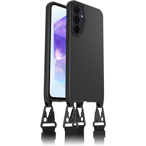 OtterBox React Lanyard Hülle für Samsung Galaxy A55 5G, schützende Hülle mit Verstellbarer und Abnehmbarer Handykette, Getestet nach Militärstandard, Schwarz - Keine Einzelhandelsverpackung OtterBox React Lanyard Hülle für Samsung Galaxy A55 5G, schützende Hülle mit Verstellbarer und Abnehmbarer Handykette, Getestet nach Militärstandard, Schwarz - Keine Einzelhandelsverpackung von OtterBox