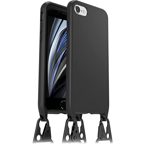OtterBox React Lanyard Hülle für iPhone 7/8/SE 2020/SE 2022, schützende Hülle mit verstellbarem und abnehmbarem Handyband, Getestet nach Militärstandard, Schwarz, Keine Einzelhandelsverpackung OtterBox React Lanyard Hülle für iPhone 7/8/SE 2020/SE 2022, schützende Hülle mit verstellbarem und abnehmbarem Handyband, Getestet nach Militärstandard, Schwarz, Keine Einzelhandelsverpackung von OtterBox