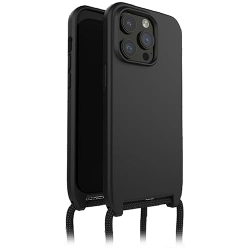 OtterBox React Lanyard Hülle mit MagSafe für iPhone 15 Pro Max, schützende Hülle mit verstellbarem und abnehmbarem Handyband, Getestet nach Militärstandard, Schwarz, Keine Einzelhandelsverpackung OtterBox React Lanyard Hülle mit MagSafe für iPhone 15 Pro Max, schützende Hülle mit verstellbarem und abnehmbarem Handyband, Getestet nach Militärstandard, Schwarz, Keine Einzelhandelsverpackung von OtterBox
