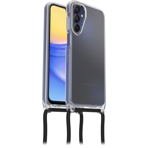 OtterBox React Necklace Hülle für Samsung Galaxy A15 / A15 5G, ultraschlanke, schützende Hülle mit Verstellbarer und Abnehmbarer Handykette, Getestet nach Militärstandard, Transparent OtterBox React Necklace Hülle für Samsung Galaxy A15 / A15 5G, ultraschlanke, schützende Hülle mit Verstellbarer und Abnehmbarer Handykette, Getestet nach Militärstandard, Transparent von OtterBox