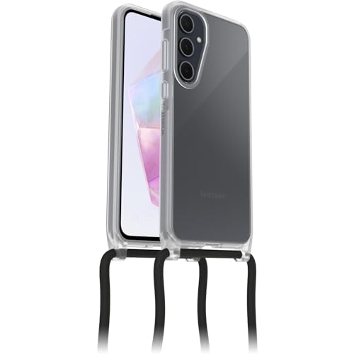 OtterBox React Necklace Hülle für Samsung Galaxy A35 5G, ultraschlanke, schützende Hülle mit Verstellbarer und Abnehmbarer Handykette, Getestet nach Militärstandard, Transparent OtterBox React Necklace Hülle für Samsung Galaxy A35 5G, ultraschlanke, schützende Hülle mit Verstellbarer und Abnehmbarer Handykette, Getestet nach Militärstandard, Transparent von OtterBox