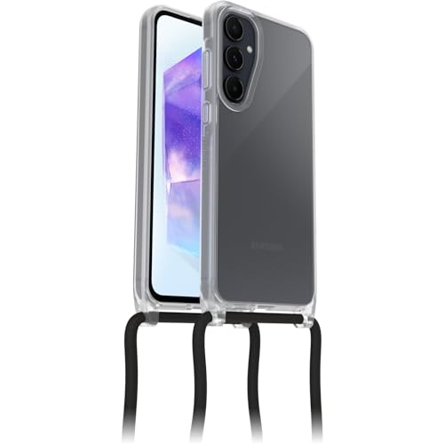 OtterBox React Necklace Hülle für Samsung Galaxy A55 5G, schützende Hülle mit Verstellbarer und Abnehmbarer Handykette, Getestet nach Militärstandard, Transparent - Keine Einzelhandelsverpackung OtterBox React Necklace Hülle für Samsung Galaxy A55 5G, schützende Hülle mit Verstellbarer und Abnehmbarer Handykette, Getestet nach Militärstandard, Transparent - Keine Einzelhandelsverpackung von OtterBox