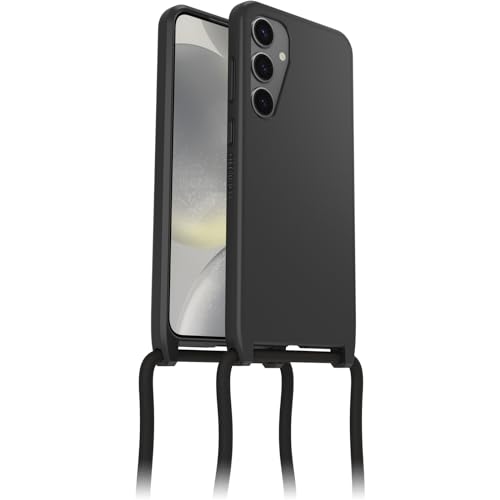 OtterBox React Necklace Hülle für Samsung Galaxy S24+, Ultraschlanke, Schützende Hülle mit Verstellbarer und Abnehmbarer Handykette, Getestet nach Militärstandard, Schwarz von OtterBox
