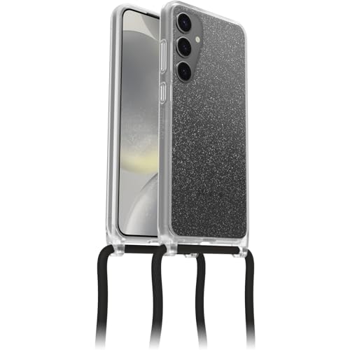 OtterBox React Necklace Hülle für Samsung Galaxy S24+, Ultraschlanke, Schützende Hülle mit verstellbarer und abnehmbarer Handykette, Getestet nach Militärstandard, Stardust/Transparent von OtterBox