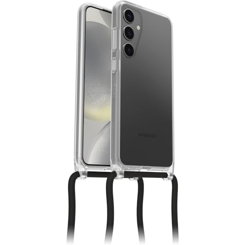OtterBox React Necklace Hülle für Samsung Galaxy S24+, Ultraschlanke, Schützende Hülle mit verstellbarer und abnehmbarer Handykette, Getestet nach Militärstandard, Transparent von OtterBox