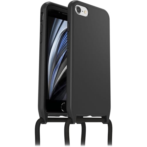 OtterBox React Necklace Hülle für iPhone 7/8/SE 2020/SE 2022, ultraschlanke, schützende Hülle mit Verstellbarer und Abnehmbarer Handykette, Getestet nach Militärstandard, Schwarz OtterBox React Necklace Hülle für iPhone 7/8/SE 2020/SE 2022, ultraschlanke, schützende Hülle mit Verstellbarer und Abnehmbarer Handykette, Getestet nach Militärstandard, Schwarz von OtterBox
