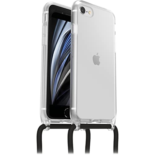 OtterBox React Necklace Hülle für iPhone 7/8/SE 2020/SE 2022, ultraschlanke, schützende Hülle mit verstellbarer und abnehmbarer Handykette, Getestet nach Militärstandard, Transparent von OtterBox