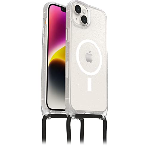 OtterBox React Necklace Hülle mit MagSafe für iPhone 14 Plus, ultraschlanke, schützende Hülle mit Verstellbarer und Abnehmbarer Handykette, Getestet nach Militärstandard, Stardust von OtterBox