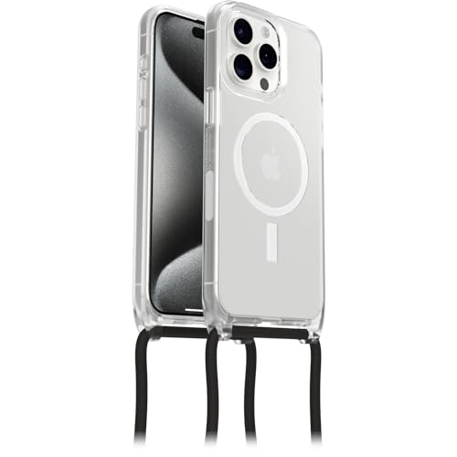 OtterBox React Necklace Hülle mit MagSafe für iPhone 15 Pro Max, schützende Hülle mit Verstellbarer und Abnehmbarer Handykette, Getestet nach Militärstandard,Transparent,Keine Einzelhandelsverpackung OtterBox React Necklace Hülle mit MagSafe für iPhone 15 Pro Max, schützende Hülle mit Verstellbarer und Abnehmbarer Handykette, Getestet nach Militärstandard,Transparent,Keine Einzelhandelsverpackung von OtterBox