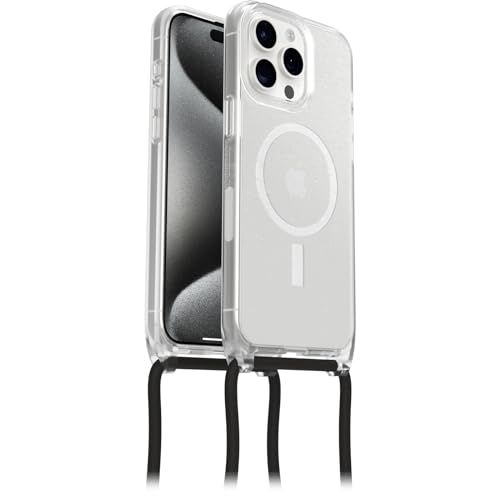 OtterBox React Necklace Hülle mit MagSafe für iPhone 15 Pro Max, ultraschlanke, schützende Hülle mit Verstellbarer und Abnehmbarer Handykette, Getestet nach Militärstandard, Stardust OtterBox React Necklace Hülle mit MagSafe für iPhone 15 Pro Max, ultraschlanke, schützende Hülle mit Verstellbarer und Abnehmbarer Handykette, Getestet nach Militärstandard, Stardust von OtterBox