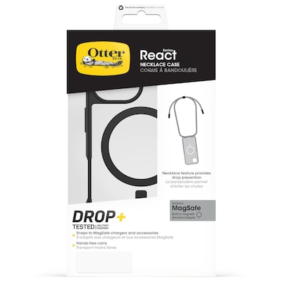 OtterBox React Necklace MagSafe Apple iPhone 16 Black Crystal - clear/black OtterBox React Necklace MagSafe Apple iPhone 16 Black Crystal - clear/black von OtterBox