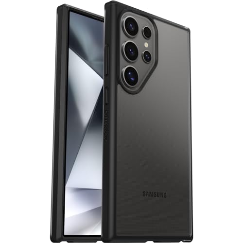 OtterBox React Series Hülle für Samsung Galaxy S24 Ultra, stoßfest, sturzsicher, ultraschlank, schützende Hülle, Getestet nach Militärstandard, Transparent/Schwarz OtterBox React Series Hülle für Samsung Galaxy S24 Ultra, stoßfest, sturzsicher, ultraschlank, schützende Hülle, Getestet nach Militärstandard, Transparent/Schwarz von OtterBox
