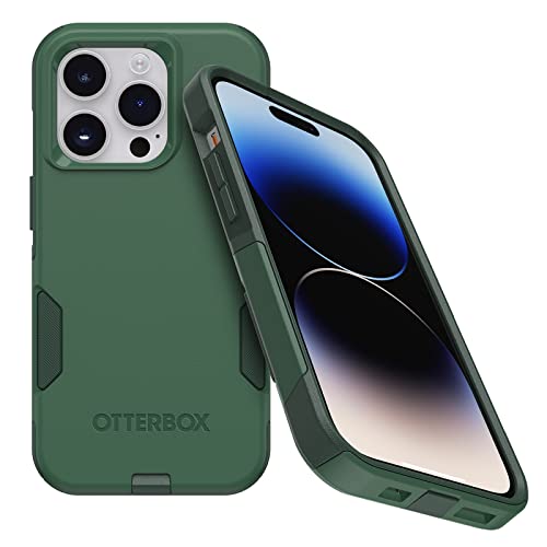OtterBox Schutzhülle für iPhone 14 Pro (nur) Commuter Series – Trees Company (grün), schlank und robust, taschenfreundlich, mit Port-Schutz von OtterBox