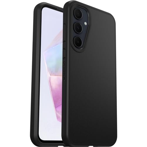 OtterBox Sleek Hülle für Samsung Galaxy A35 5G, stoßfest, sturzsicher, ultraschlank, schützende Hülle, Getestet nach Militärstandard, Schwarz - Keine Einzelhandelsverpackung OtterBox Sleek Hülle für Samsung Galaxy A35 5G, stoßfest, sturzsicher, ultraschlank, schützende Hülle, Getestet nach Militärstandard, Schwarz - Keine Einzelhandelsverpackung von OtterBox