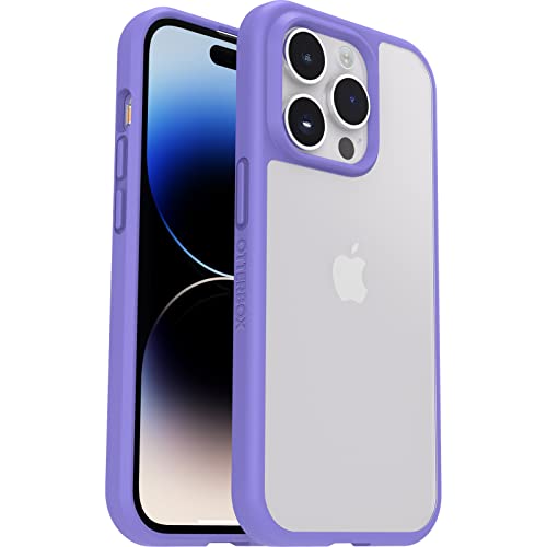 OtterBox Sleek Hülle für iPhone 14 Pro, stoßfest, sturzsicher, ultraschlank, schützende Hülle, Getestet nach Militärstandard,Transparent/Lila, Keine Einzelhandelsverpackung von OtterBox