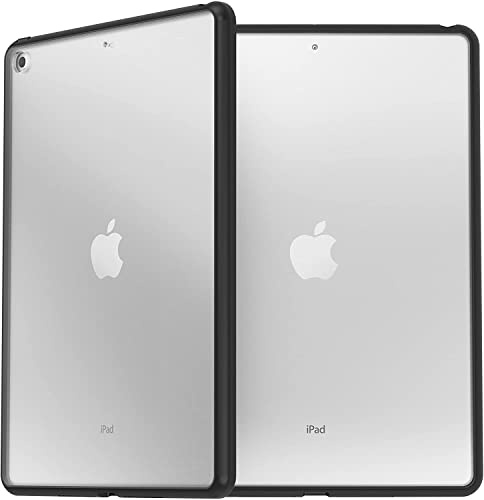 OtterBox Sleek Series Hülle für iPad 10,2" (7. gen 2019 / 8. gen 2020 / 9. gen 2021), stoßfeste, sturzsichere und ultradünne Schutzhülle, Schwarz/Transparant, Keine Einzelhandelsverpackung von OtterBox