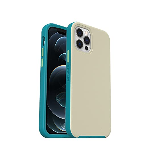 OtterBox Slim Serie Hülle für iPhone 12 / iPhone 12 Pro mit MagSafe, stoßfest, sturzsicher, ultraschlank, dünne schützende Hülle, getestet nach Militärstandard, Grau/Grün von OtterBox