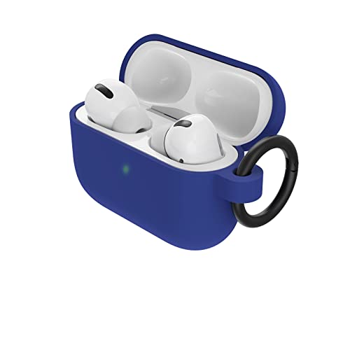 OtterBox Soft Touch Headphone Case for AirPods Pro, Shockproof, Drop proof, Ultra-Slim, Scratch and Scuff Protective Case for Apple AirPods, Includes Carabiner, Blue von OtterBox