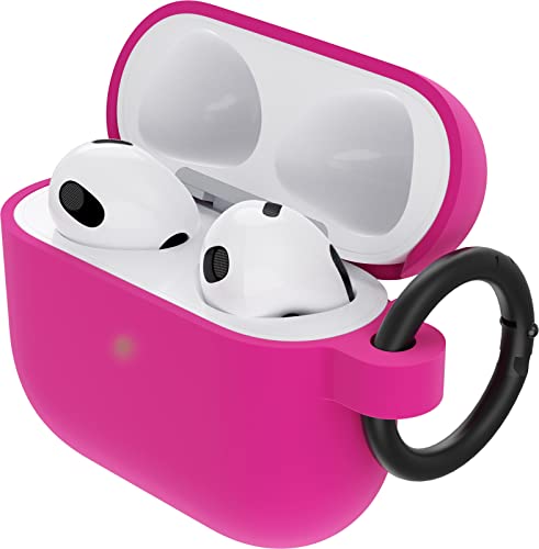 OtterBox Soft Touch Kopfhörer Hülle für AirPods 3. Gen 2021, stoßfeste, sturzsichere, ultraflache, kratz- und abriebfeste Schutzhülle für Apple AirPods, inklusive Karabiner, Rosa von OtterBox