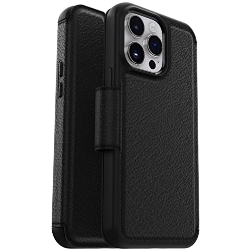 OtterBox Strada Folio Serie für iPhone 14 Pro Max (nur Shadow), Schwarz von OtterBox