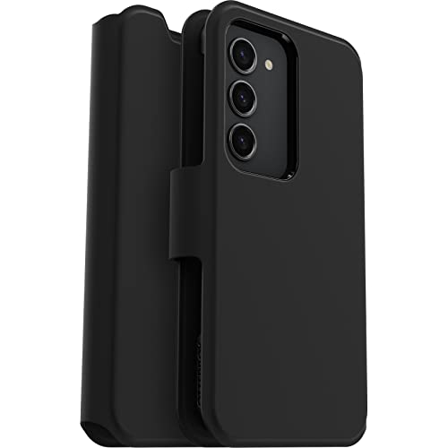 OtterBox Strada Via Hülle für Galaxy S23, stoßfest, sturzsicher, dünn, angenehme schützende Folio-Hülle mit Kartenhalter, 2X getestet nach Militärstandard, Schwarz OtterBox Strada Via Hülle für Galaxy S23, stoßfest, sturzsicher, dünn, angenehme schützende Folio-Hülle mit Kartenhalter, 2X getestet nach Militärstandard, Schwarz von OtterBox