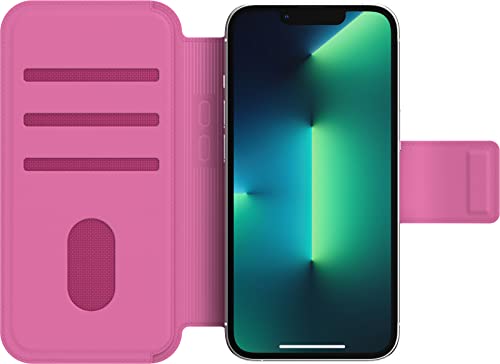 OtterBox Abnehmbare Folio-Brieftasche (Hülle separat erhältlich) für MagSafe – iPhone 12, iPhone 12 Pro, iPhone 13 und iPhone 13 Pro – Erdbeerrosa von OtterBox