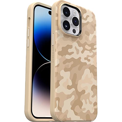 OtterBox Symmetry+ Case for iPhone 14 Pro Max with MagSafe, Shockproof, Drop Proof, Protective Thin Case, 3X Tested to Military Standard, Sand Storm CAMO von OtterBox