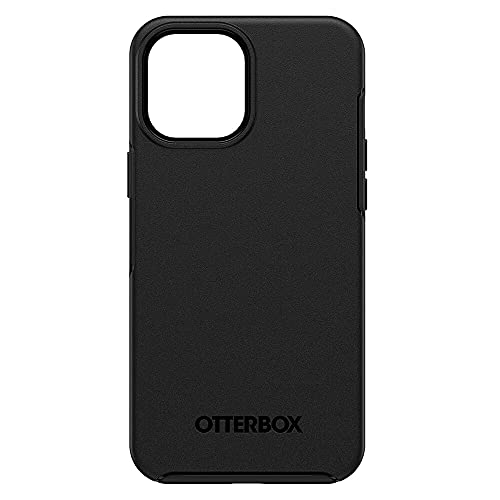 OtterBox Symmetry+ Hülle für iPhone 12 Mini mit MagSafe, stoßfest, sturzsicher, schützende dünne Hülle, 3X getestet nach Militärstandard, Schwarz von OtterBox
