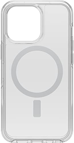 OtterBox Symmetry+ transparente Hülle für iPhone 13 Pro für MagSafe, stoßfest, sturzsicher, schützende Hülle, 3x getestet nach Militärstandard, antimikrobieller Schutz, Transparent von OtterBox