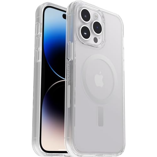 OtterBox Symmetry+ transparente Hülle für iPhone 14 Pro Maxfür MagSafe, stoßfest, sturzsicher, schützende Hülle, 3X antimikrobieller Schutz, Transparent OtterBox Symmetry+ transparente Hülle für iPhone 14 Pro Maxfür MagSafe, stoßfest, sturzsicher, schützende Hülle, 3X antimikrobieller Schutz, Transparent von OtterBox