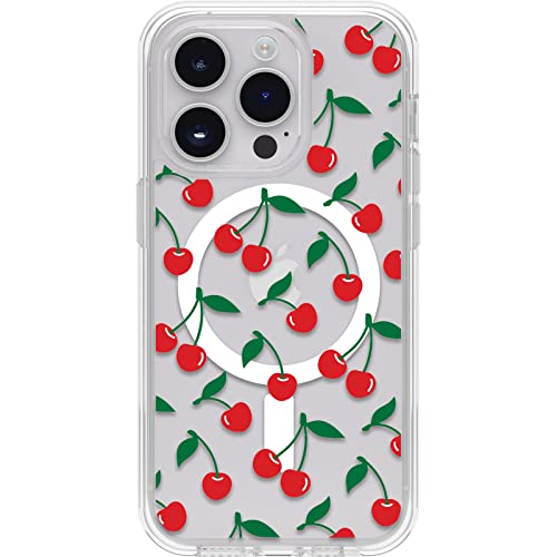 OtterBox Symmetry+ transparente Hülle für iPhone 14 Pro für MagSafe, stoßfest, sturzsicher, schützende Hülle, 3X Cherry ON TOP OtterBox Symmetry+ transparente Hülle für iPhone 14 Pro für MagSafe, stoßfest, sturzsicher, schützende Hülle, 3X Cherry ON TOP von OtterBox