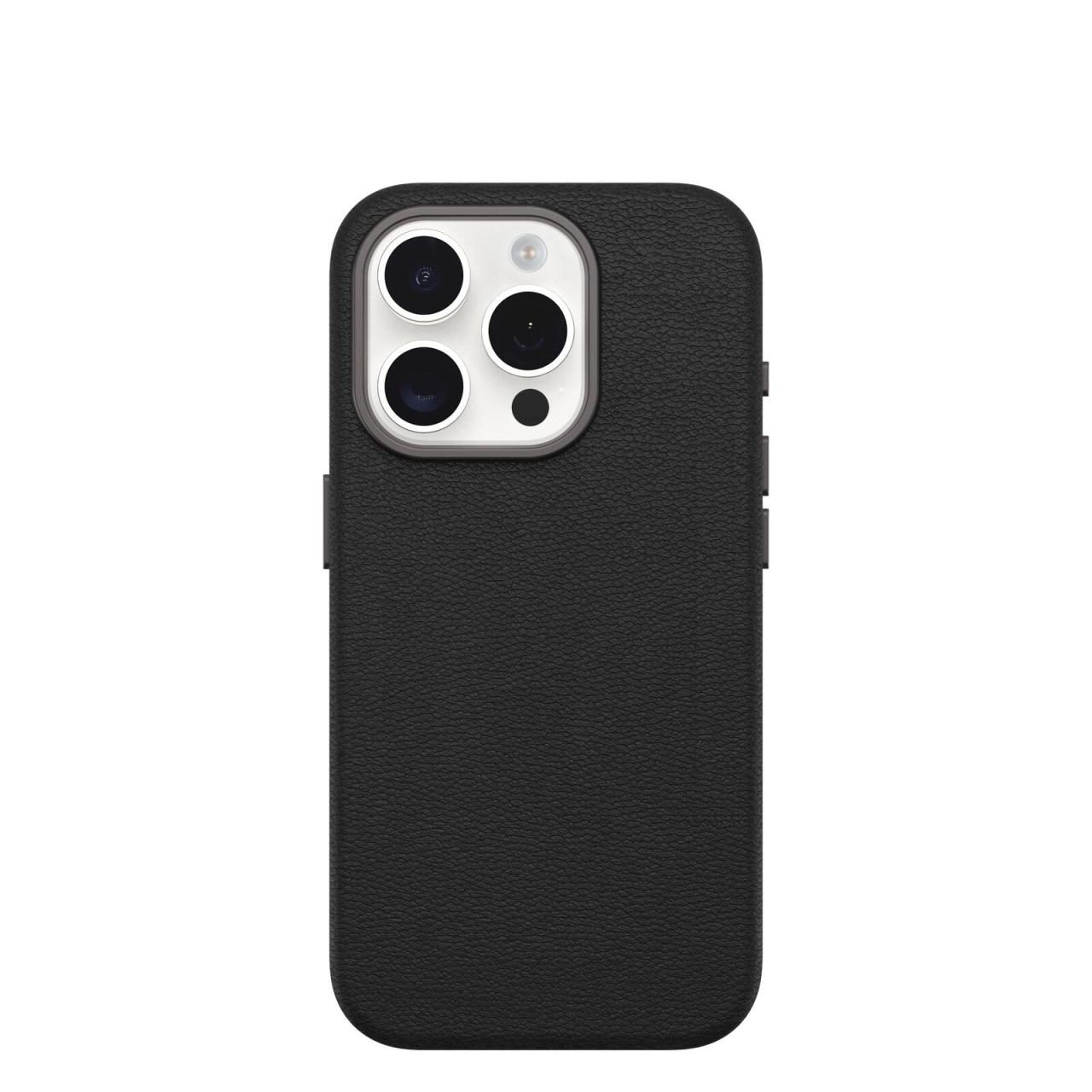 OtterBox Symmetry Cactus Leather Apple 15 iPhone Pro Noir Ash - black OtterBox Symmetry Cactus Leather Apple 15 iPhone Pro Noir Ash - black von OtterBox