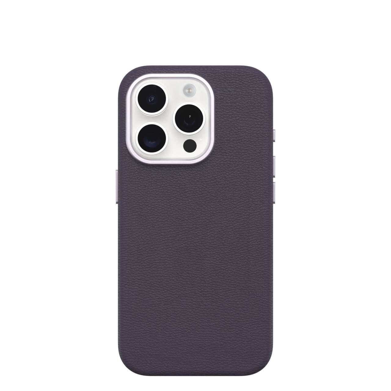 OtterBox Symmetry Cactus Leather Apple 15 iPhone Pro Plum Luxe - purple von OtterBox