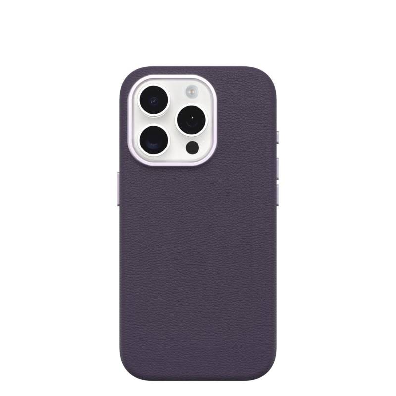 OtterBox Symmetry Cactus Leather Apple 15 iPhone Pro Plum Luxe - purple von OtterBox