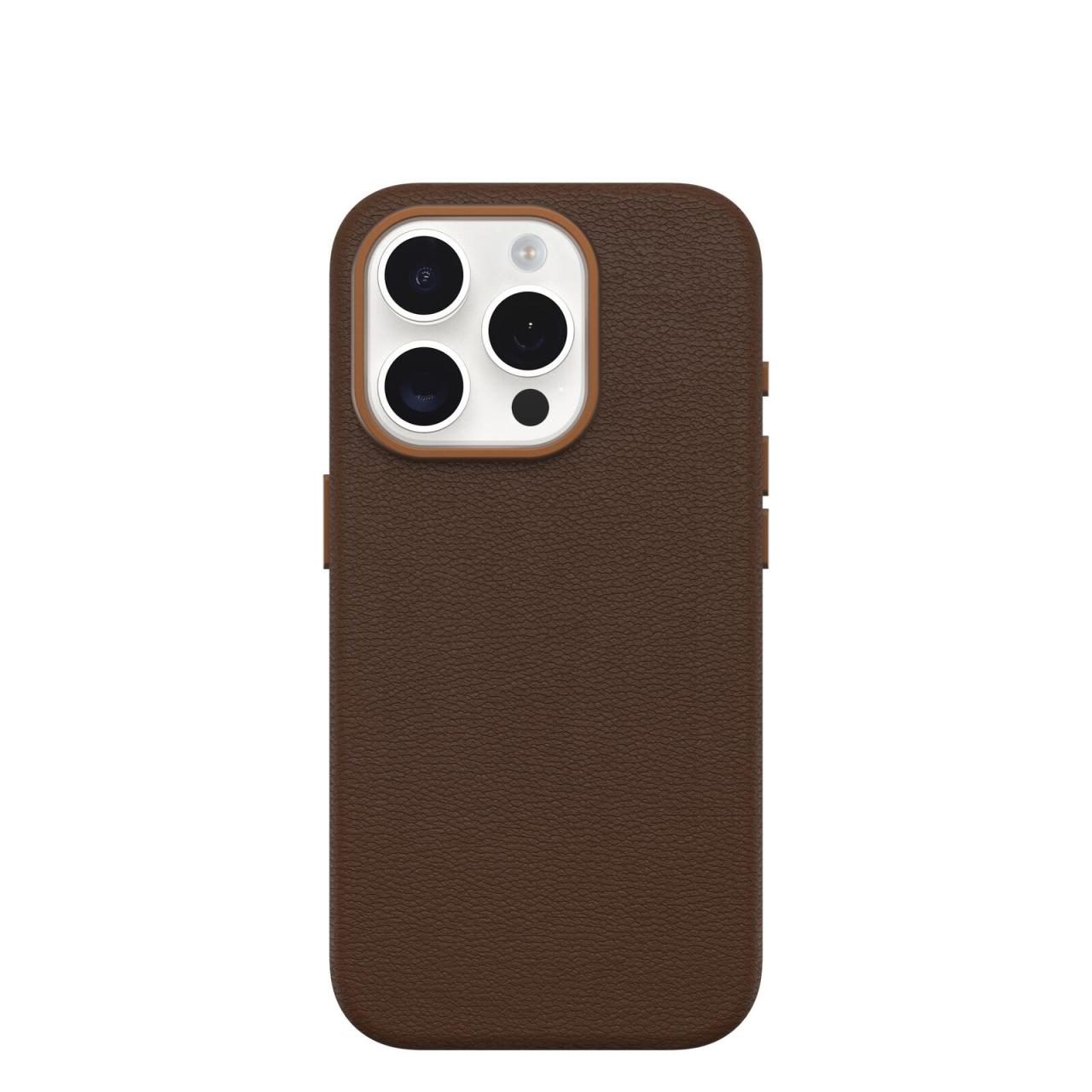 OtterBox Symmetry Cactus Leather Apple 15 iPhone Pro Rich Adobe - brown OtterBox Symmetry Cactus Leather Apple 15 iPhone Pro Rich Adobe - brown von OtterBox