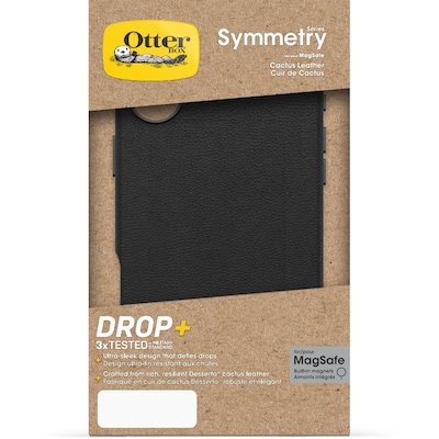 OtterBox Symmetry Cactus Leather Apple iPhone 16 Plus Noir Ash - black OtterBox Symmetry Cactus Leather Apple iPhone 16 Plus Noir Ash - black von OtterBox