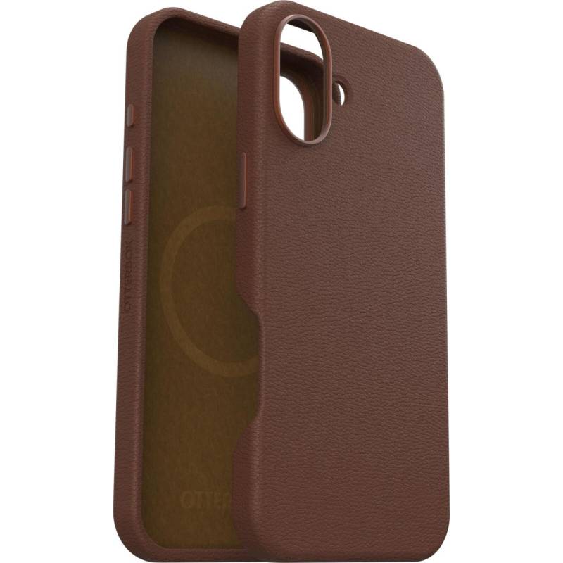 OtterBox Symmetry Cactus Leather Apple iPhone 16 Plus Rich Adobe - brown von OtterBox