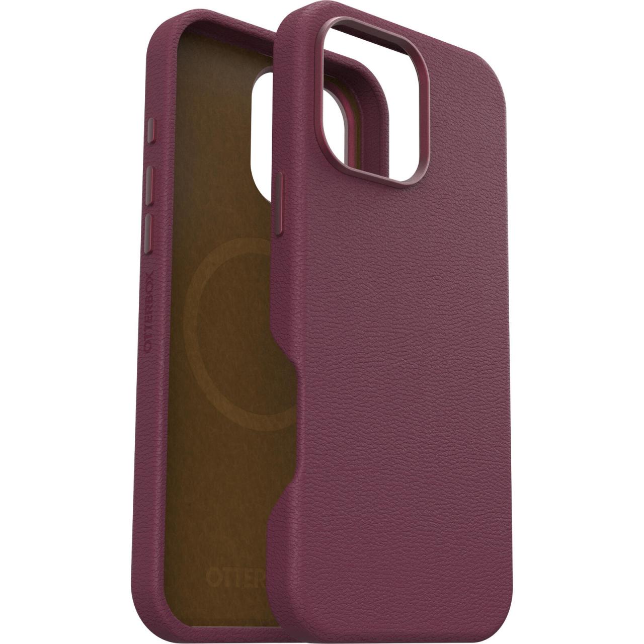 OtterBox Symmetry Cactus Leather Apple iPhone 16 Pro Max Maroon Bells - red von OtterBox
