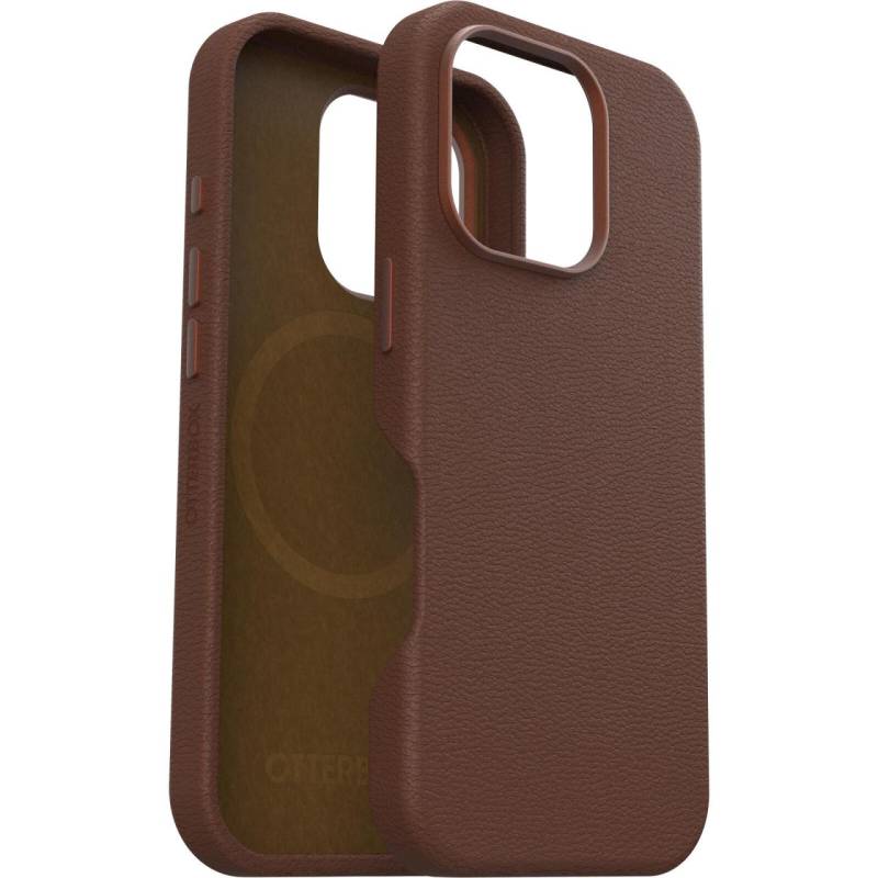 OtterBox Symmetry Cactus Leather Apple iPhone 16 Pro Rich Adobe - brown von OtterBox