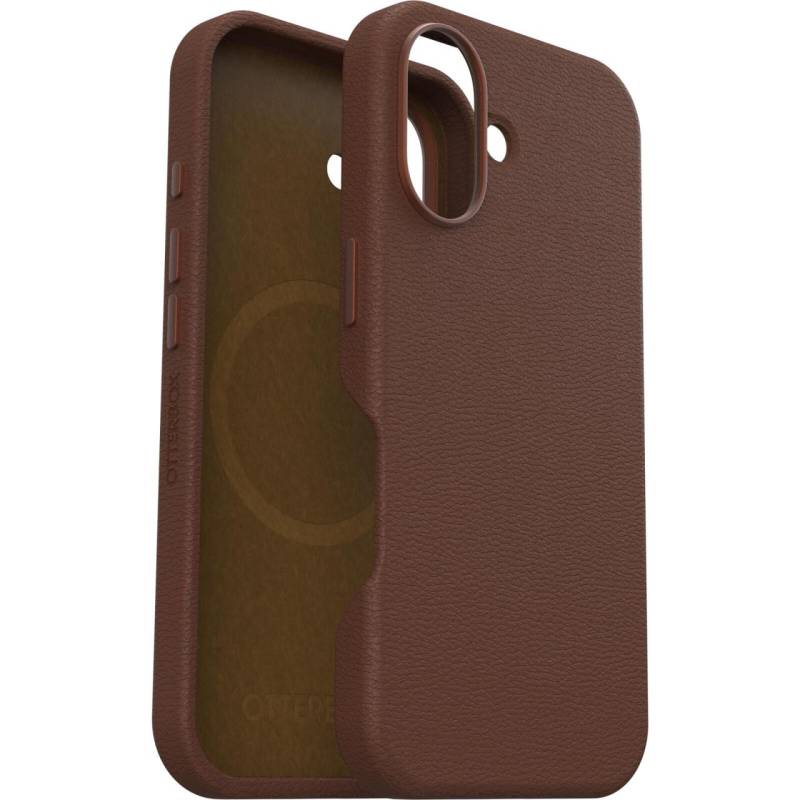 OtterBox Symmetry Cactus Leather Apple iPhone 16 Rich Adobe - brown von OtterBox