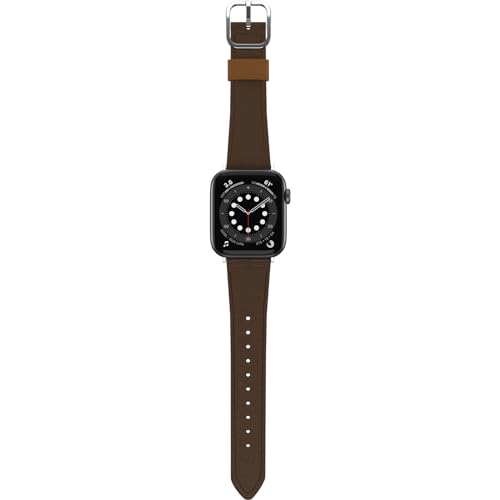 OtterBox Symmetry Cactus Leather Uhrenarmband für Apple Watch 46mm/45mm/44mm, weiches, angenehmes und strapazierfähiges für Apple Watch, Braun OtterBox Symmetry Cactus Leather Uhrenarmband für Apple Watch 46mm/45mm/44mm, weiches, angenehmes und strapazierfähiges für Apple Watch, Braun von OtterBox
