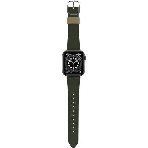 OtterBox Symmetry Cactus Leather Uhrenarmband für Apple Watch 45/44/42mm, weiches, angenehmes und strapazierfähiges für Apple Watch, Grün von OtterBox